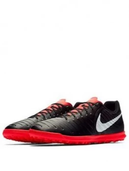 Nike Mens Tiempox Legend Club Astro Turf Football Boot Black Grey Size 8 Men