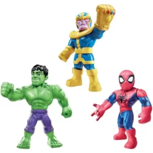 Hasbro Playskool Heroes Marvel Super Hero Adventures Mega Mighties 25cm Action Figure 3 Pack