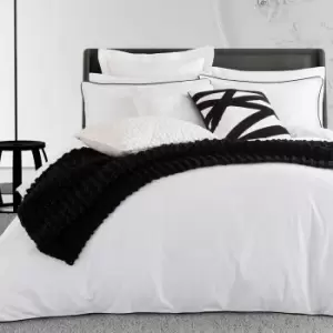 Nalu Nicole Scherzinger Mahina Double Duvet Cover, White & Black