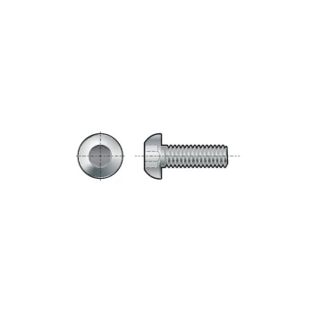 1/4 UNC X 3/4 Skt Button Head Screw (GR-10.9)- you get 25 - Qualfast