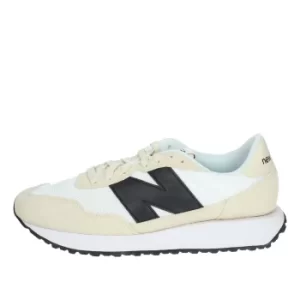 NEW BALANCE Sneakers Men White Black Camoscio/tessuto