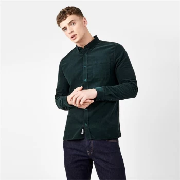 Jack Wills Maplefield Cord Shirt - Dark Green