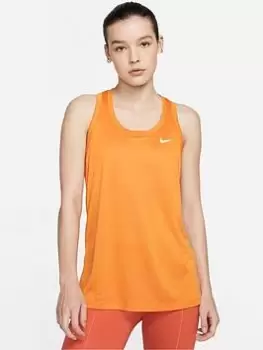 Nike Dri-FIT Raceback Tank - Orange Size XS Women