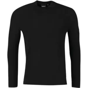 Barbour International Corser Crew Knitshirt - Black