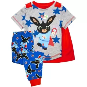 Bing Bunny Boys Long Pyjama Set (2-3 Years) (Grey/Blue/Red)