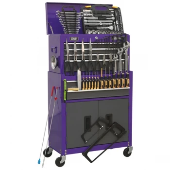 Sealey AP2200COMBOCP Topchest & Rollcab Combi 6 Drawer - Purple/Gr...