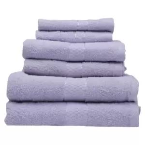 Interiors by PH Thread & Loom 6pc Lilac Towel Set