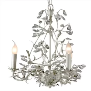 Michelan 3 Light Multi Arm Chandeliers Beige Gray