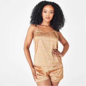 Biba Logo Cami Top - Neutral