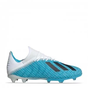 adidas X 19.2 Football Boots Firm Ground - Cyan/Black