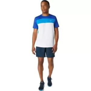 Asics Mens Race SS Running Top - White