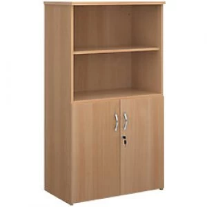 Dams International Combination Unit with Lockable Door and 3 Shelves Universal 800 x 470 x 1440 mm Beech