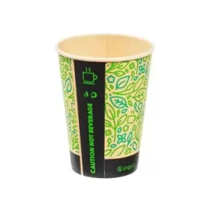 Ultimate Eco Bamboo 12oz Biodegradable Disposable Cups Ref 0511224, Pack of 25