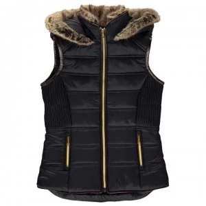 Firetrap Bubble Gilet Junior Girls - Navy