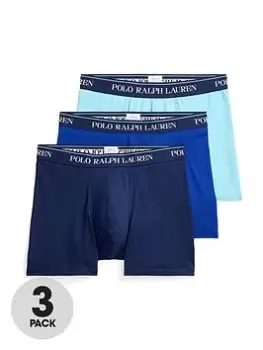 Polo Ralph Lauren 3 Pack Boxer Briefs, Blues, Size S, Men