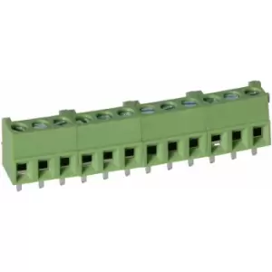 Truconnect - 211828 3.81mm 12 Way Low Profile Rising Clamp Terminal Block