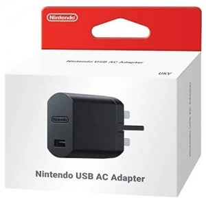 Nintendo USB AC Adapter power plug adapter Black