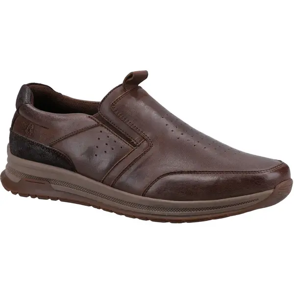 Hush Puppies 'Cole' Leather Shoe Light Brown