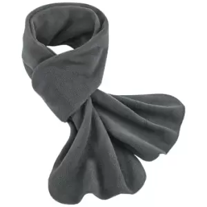 Beechfield Fleece Recycled Scarf (One Size) (Steel Grey)