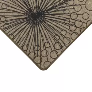 Jvl Elegance Door Mat 50 X 75 Cm, Dandelion Clock