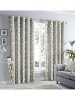 Fusion Aura Lined Eyelet Curtains