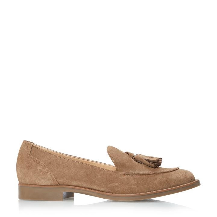 Dune Taupe Suede 'Gimme' Loafers - 3
