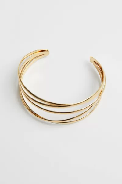 Jon Richard Recycled Weave Cuff Bangle