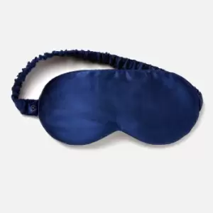 Silk Eye Mask - Midnight Blue