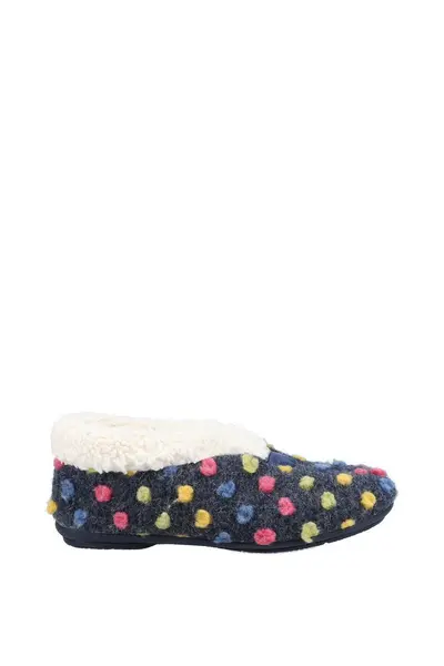 Fleet & Foster Womens Snowberry Faux Fur Lined Slippers UK Size 7 (EU 40)