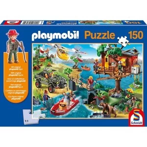 Playmobil Treehouse 150 pc Puzzle & Play Set (SO Only)