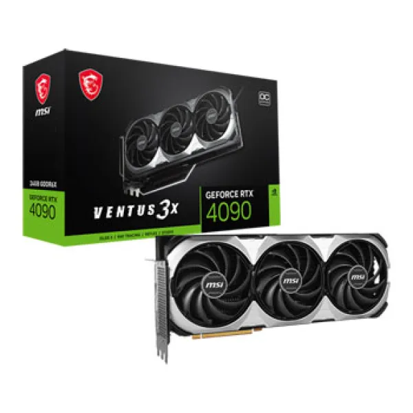 MSI GeForce RTX 4090 VENTUS 3X E OC 24GB GDDR6X Graphics Card