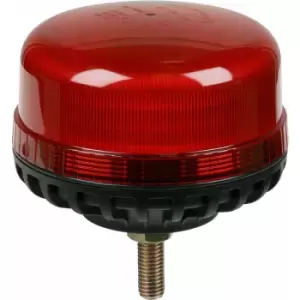 Loops - 12V / 24V Fixed LED Rotating red Beacon Light - 12mm Threaded Fixing Bolt