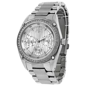 Armani Exchange Womens Multifunction Stainless Steel Watch - Silver