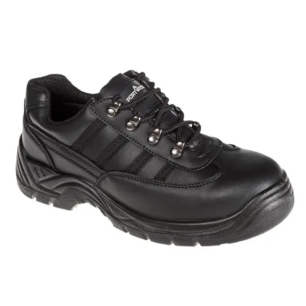 Portwest Steelite S1P Safety Trainers FW25BKR44 Colour: Black