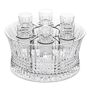 Waterford Lismore Diamond Vodka Chiller Set