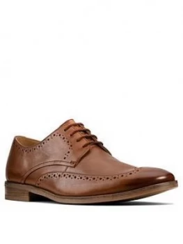 Clarks Stanford Limit Lace Up Shoes - Tan