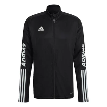 adidas Tiro adidas Wording Track Top Mens - Black