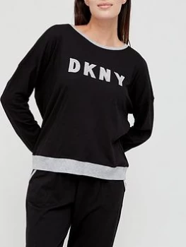 DKNY Logo Lounge Set - Black Size XL Women