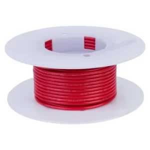 PJP 9012/spool/10R Red 3.8mm Double Jacket Flexible PVC Wire 10M Spool