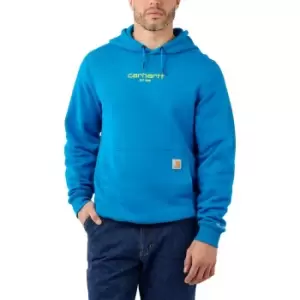 Carhartt Mens Lightweight Logo Relaxed Fit Graphic Hoodie XL - Chest 46-48' (117-122cm)