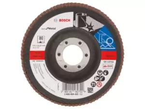 Bosch 2608605452 115mm x 22mm x G80 Flap Disc X571 Angled