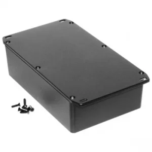 Hammond 1590DFLBK Diecast Enclosure Flanged Lid Black (187.5 x 119...