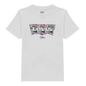 Levis Junior Graphic Short Sleeve T-Shirt - White