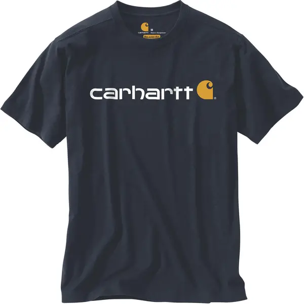 Carhartt EMEA Core Logo Workwear Short Sleeve T-Shirt, blue, Size XL