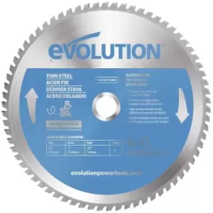 Evolution 255mm Thin Steel Blade 70T