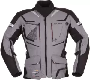 Modeka Panamericana Motorcycle Textile Jacket, black-grey, Size S, black-grey, Size S