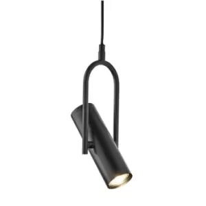 Searchlight Telescope - 1 Light Ceiling Pendant Matt Black, GU10