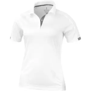 Elevate Womens/Ladies Kiso Short Sleeve Polo (XL) (White)