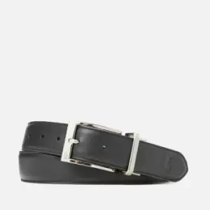 Polo Ralph Lauren Mens Smooth Leather Pp Reversible Belt - Black/Brown - W34