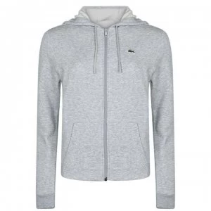 Lacoste Sport Zip Hoodie - Grey Chine